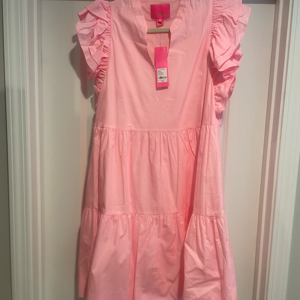NWT Lilly Pulitzer Aldena Dress, L- Pink